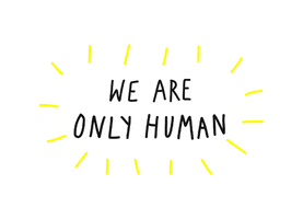 Note We Are Only Human GIF by J