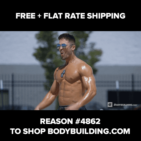 happy top gun GIF by Bodybuilding.com