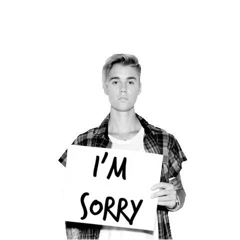 Sorry Justin Bieber Sticker By Imoji For Ios Android Giphy