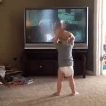 taptukemre bebek antremani | gva GIF