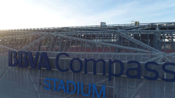 bbva compass stadium drone GIF by Houston Dynamo