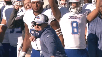 pumped up yes GIF by The University of Tulsa