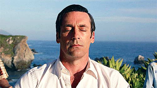 Meditating Mad Men GIF by Quartz