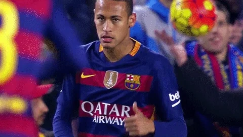 Neymar Jr Thumbs Up GIF
