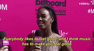 kelly rowland and i think music has to make you feel good GIF by Billboard Music Awards