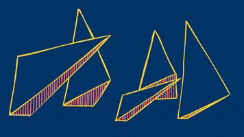 triangles GIF by Alastair Mccoll Animation & Illustration 