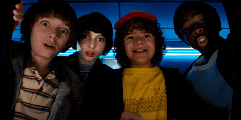 Excited Finn Wolfhard GIF by Stranger Things - Find & Share on GIPHY