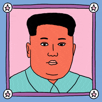 North Korea Art GIF by Sherchle