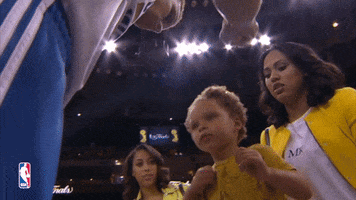 golden state warriors kiss GIF by NBA