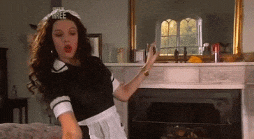 mc french maid i'm shy tittybangbang don't look at me i'm shy GIF
