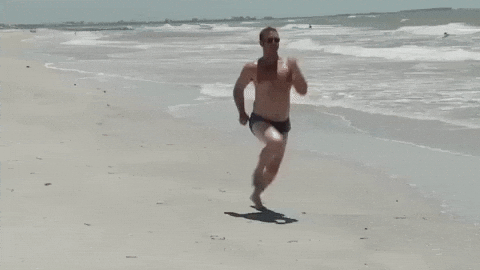 Beach Party Running GIF by Party Down South - Find & Share on GIPHY