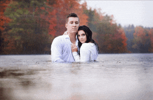 shawnvandaele love romance couple rain GIF