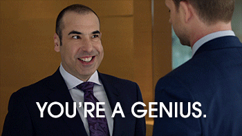 Louis Litt Genius GIF by Suits - Find & Share on GIPHY