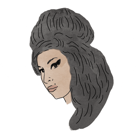 Amy Winehouse GIF by Fabiola Lara / Casa Girl