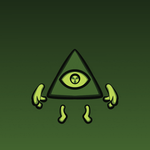 third eye pyramid GIF by NeonMob