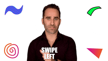 Ben Giroux Swipe Left GIF