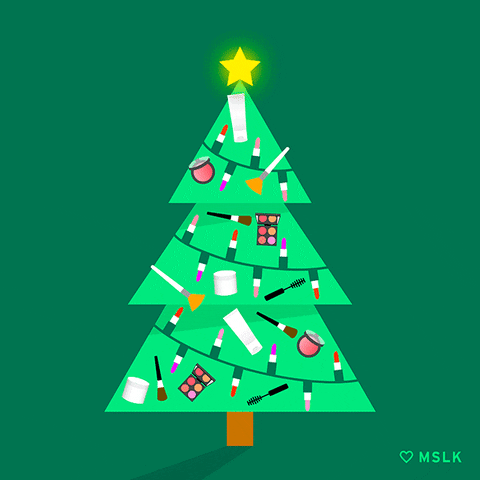 christmas tree beauty GIF by MSLK Design