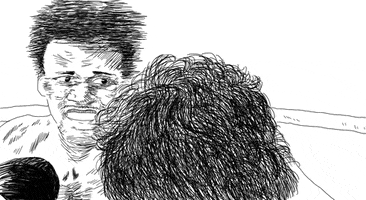 giovannimurolo fight black and white boxing punch GIF