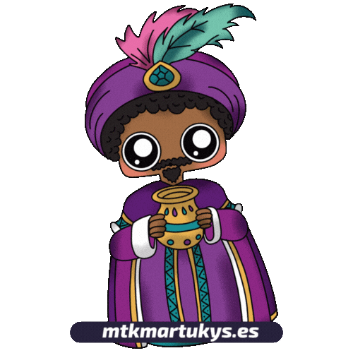 Reyesmagos Baltasar Sticker by mtkmartukys