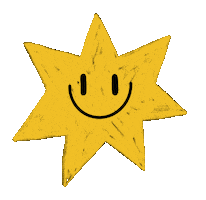 Happy Day Star Sticker