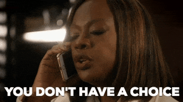 How To Get Away With Murder No Choice GIF by ABC Network