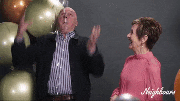 Ramsay Street Party GIF by Neighbours (Official TV Show account)
