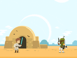 star wars after effects GIF by Crispe