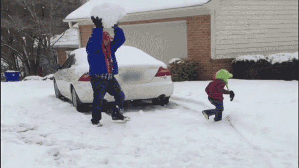 Snow Lol GIF by America's Funniest Home Videos - Find & Share on GIPHY