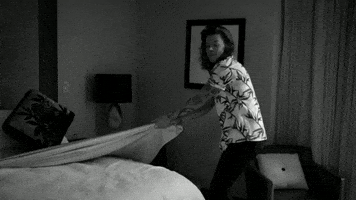 harry styles bed GIF