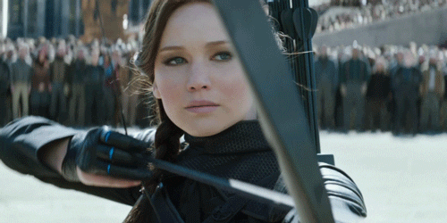 Jennifer Lawrence Aim GIF by The Hunger Games: Mockingjay Part 2 - Find & Share on GIPHY