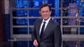 Stephen Colbert GIF by Global Entertainment