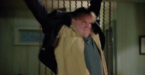 Chris Farley Fat Guy In Little Coat Gif By Brostrick Find Share On Giphy