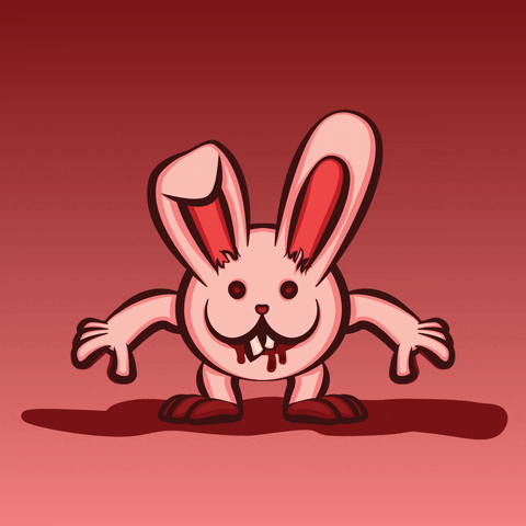 friends bunny GIF by NeonMob