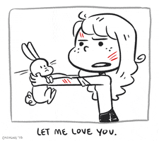 bunny love GIF by Caroline Director