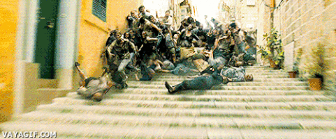 elsolucionista gente multitud marabunta montonera GIF