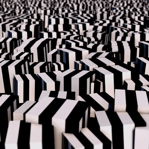 stripes cubes GIF by Shurly