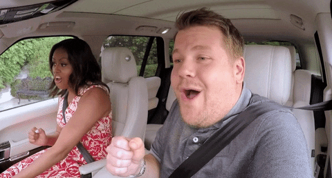 michelle obama GIF by The Late Late Show with James Corden