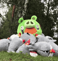 toys silver GIF by Angry Birds