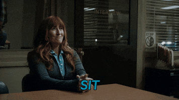 tbs sit GIF by Angie Tribeca