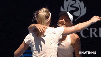 Hugging Hug GIF by Australian Open