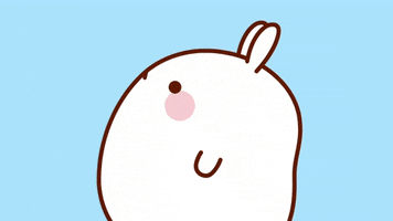 bunny rabbit GIF by Molang.Official
