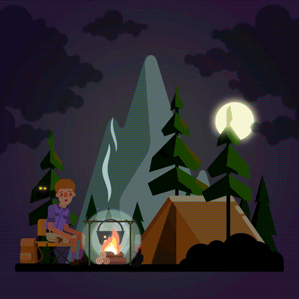 Scared Dark GIF by #SayItWithPS