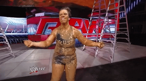Image result for make gifs motion images of female pro mud wrestlers