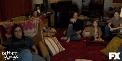 happy living room GIF by Better Things 