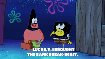 season 9 safe deposit krabs GIF by SpongeBob SquarePants