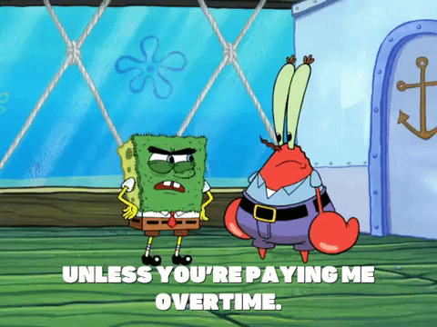 overtime spongebob