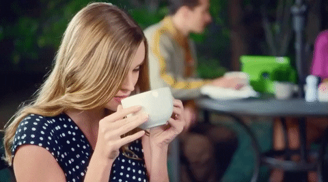 Coffee Sipping GIF by Brett Eldredge - Find & Share on GIPHY