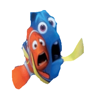Scared Finding-Nemo Sticker by imoji for iOS &amp; Android | GIPHY