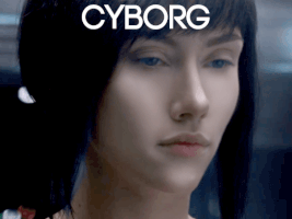 nesisart #ghostintheshell #iammajor #cyborg #notcyborg GIF