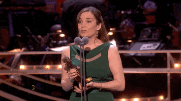 olivier awards 2017 rebecca trehearn GIF by Official London Theatre